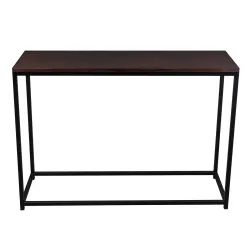 Duża konsola industrialna, blat drewniany SK25